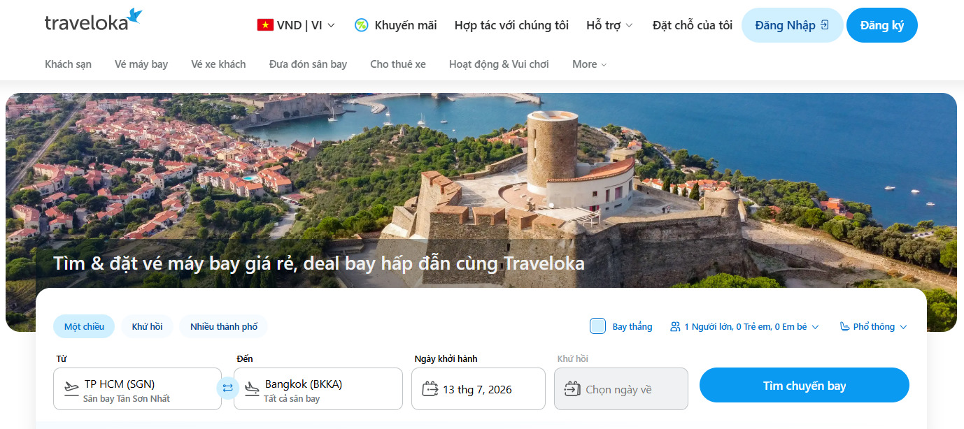 Đặt vé máy bay online